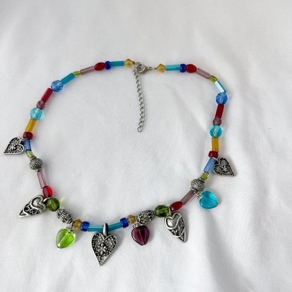 Heart Charm Necklace - Picture 1 of 6